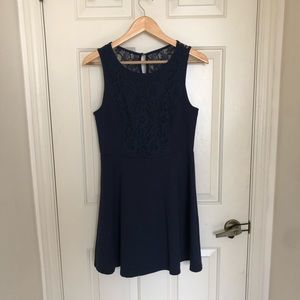 Navy Lace Dress